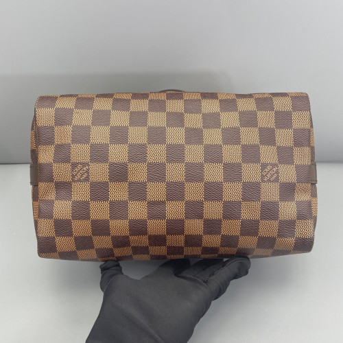 Louis Vuitton Speedy Bandouliere 25 Damier Ebene Brown