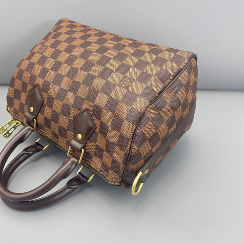 Louis Vuitton Speedy Bandouliere 25 Damier Ebene Brown