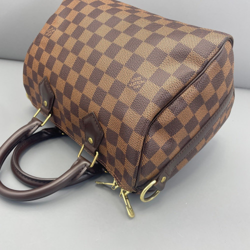 Louis Vuitton Speedy Bandouliere 25 Damier Ebene Brown