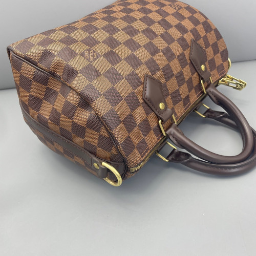 Louis Vuitton Speedy Bandouliere 25 Damier Ebene Brown