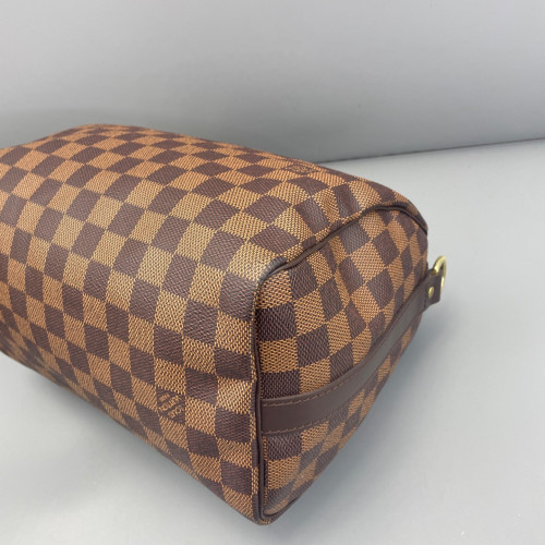 Louis Vuitton Speedy Bandouliere 25 Damier Ebene Brown