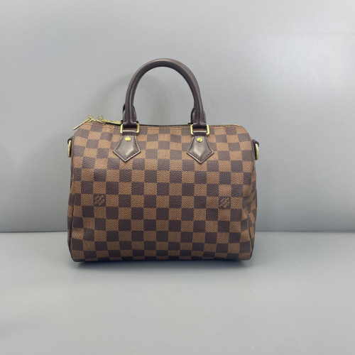 Louis Vuitton Speedy Bandouliere 25 Damier Ebene Brown