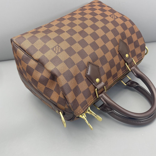 Louis Vuitton Speedy Bandouliere 25 Damier Ebene Brown
