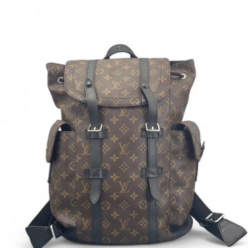 Louis Vuitton Christopher Backpack Monogram Brown Black
