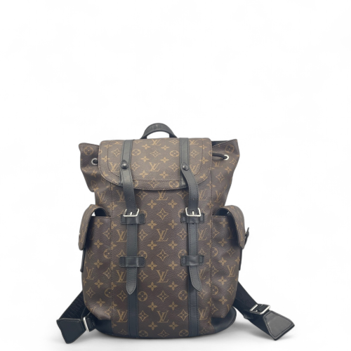 Louis Vuitton Christopher Backpack Monogram Brown Black
