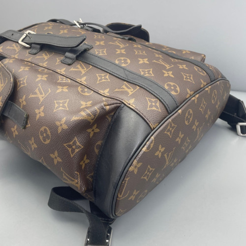 Louis Vuitton Christopher Backpack Monogram Brown Black