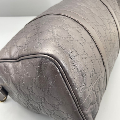 Gucci Boston Bag Guccissima Espresso Brown