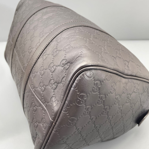 Gucci Boston Bag Guccissima Espresso Brown