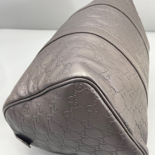 Gucci Boston Bag Guccissima Espresso Brown