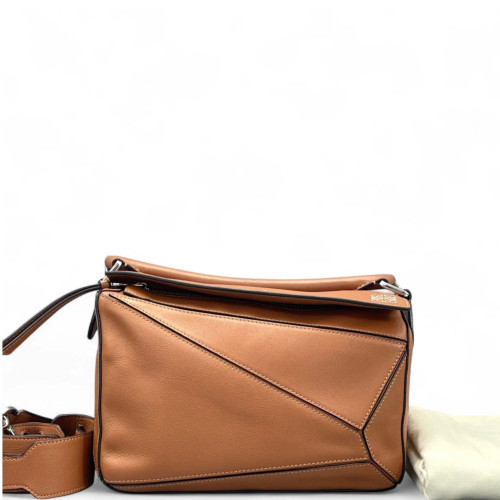 Loewe Small Puzzle Calfskin Tan Loewe Small Puzzle Calfskin Tan