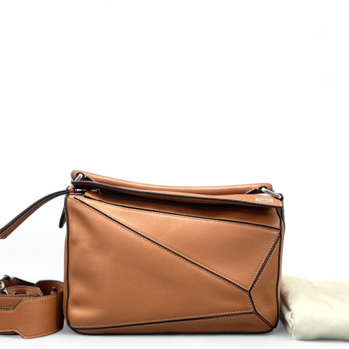 Loewe Small Puzzle Calfskin Tan Loewe Small Puzzle Calfskin Tan