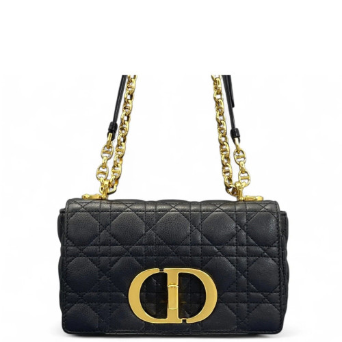Dior Mini Caro Bag Calfskin Black