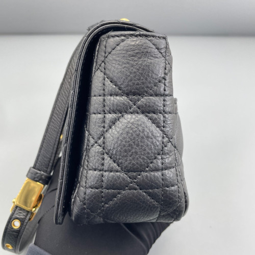 Dior Mini Caro Bag Calfskin Black