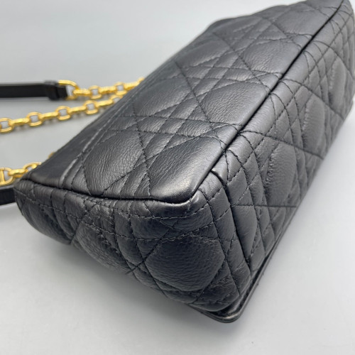 Dior Mini Caro Bag Calfskin Black