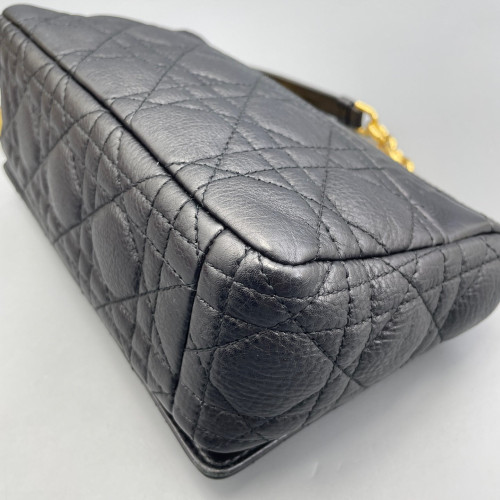 Dior Mini Caro Bag Calfskin Black