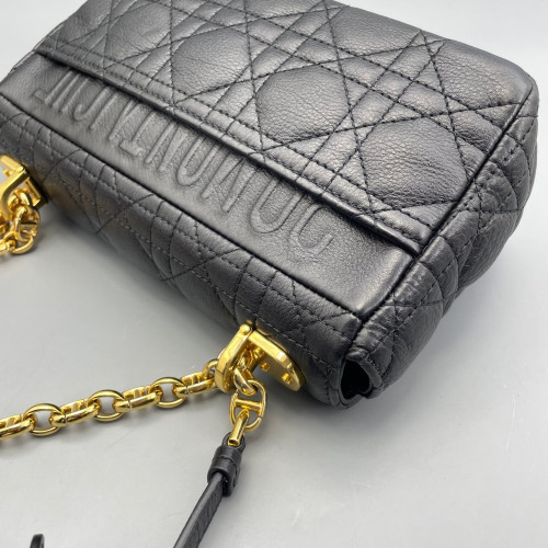 Dior Mini Caro Bag Calfskin Black