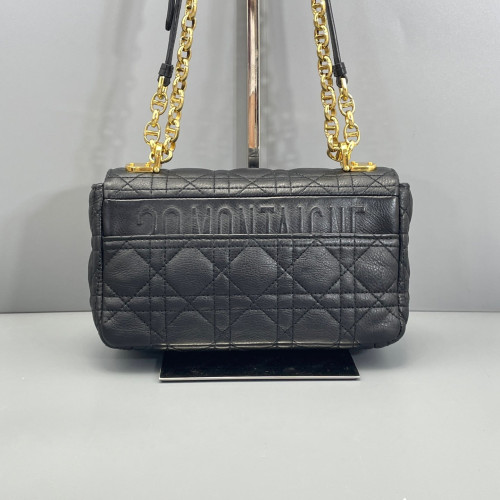 Dior Mini Caro Bag Calfskin Black