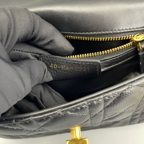 Dior Mini Caro Bag Calfskin Black