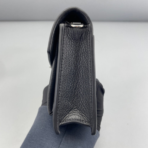 Louis Vuitton Mylockme Chain Pochette Calfskin Black