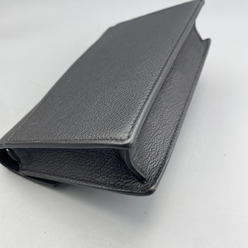 Louis Vuitton Mylockme Chain Pochette Calfskin Black