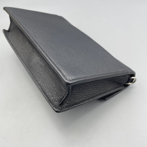 Louis Vuitton Mylockme Chain Pochette Calfskin Black