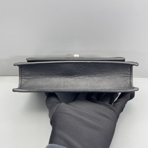 Louis Vuitton Mylockme Chain Pochette Calfskin Black