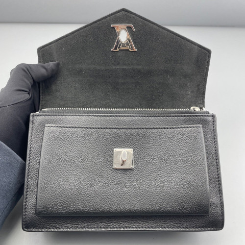 Louis Vuitton Mylockme Chain Pochette Calfskin Black