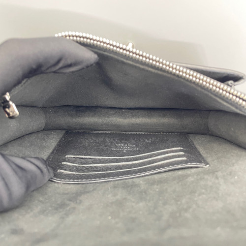 Louis Vuitton Mylockme Chain Pochette Calfskin Black