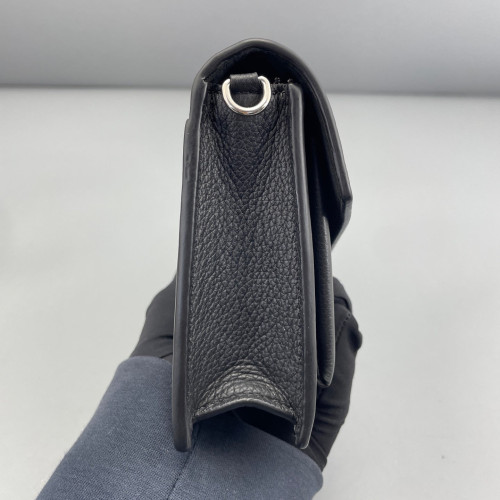 Louis Vuitton Mylockme Chain Pochette Calfskin Black