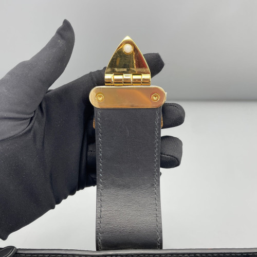 Louis Vuitton Trunk Clutch Monogram Brown Black