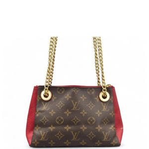 Louis Vuitton Surene BB Monogram Brown Red Louis Vuitton Surene BB Monogram Brown Red