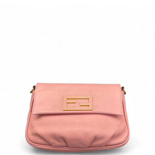 Fendi Crossbody Bag Calfskin Pink