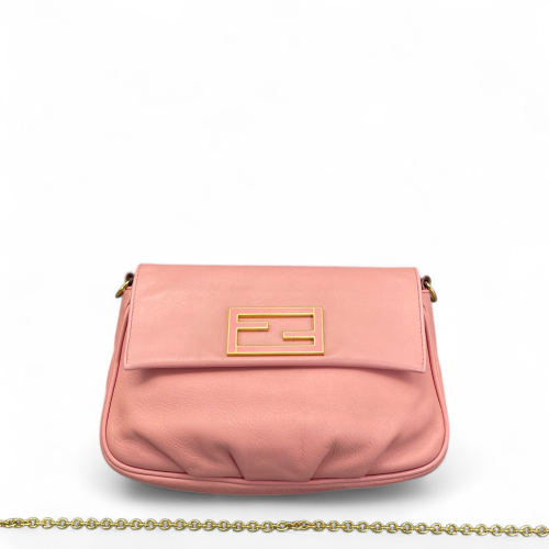 Fendi Crossbody Bag Calfskin Pink