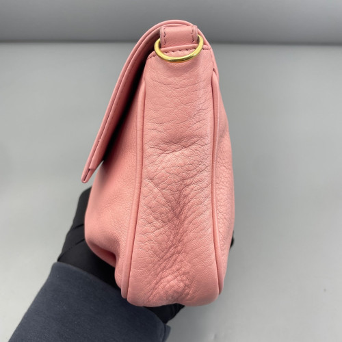 Fendi Crossbody Bag Calfskin Pink