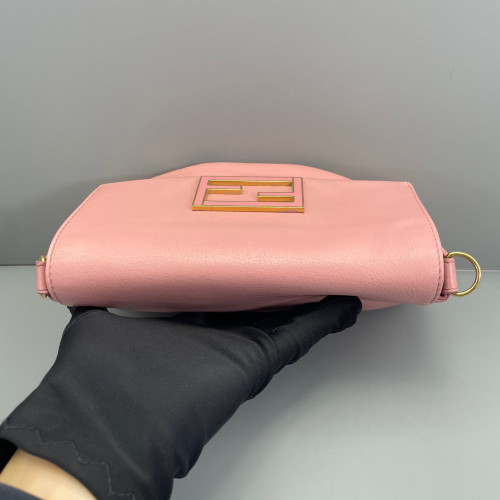 Fendi Crossbody Bag Calfskin Pink