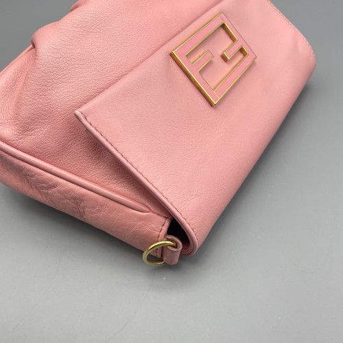 Fendi Crossbody Bag Calfskin Pink