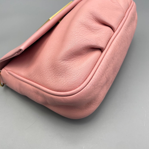 Fendi Crossbody Bag Calfskin Pink
