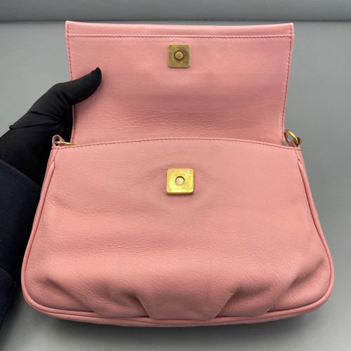 Fendi Crossbody Bag Calfskin Pink