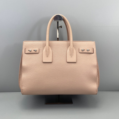 Yves Saint Laurent Medium Sac De Jour Grained Calfskin Nude Pink