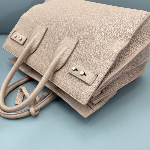 Yves Saint Laurent Medium Sac De Jour Grained Calfskin Nude Pink