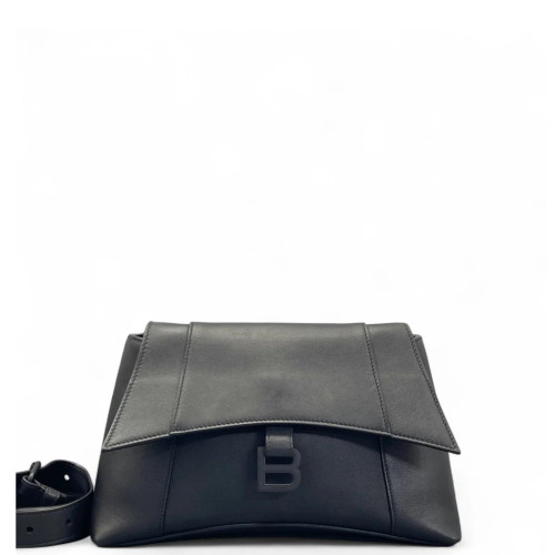 Balenciaga Hourglass Medium Smooth Calfskin Black