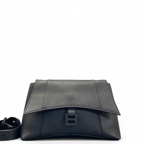 Balenciaga Hourglass Medium Smooth Calfskin Black
