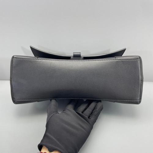 Balenciaga Hourglass Medium Smooth Calfskin Black