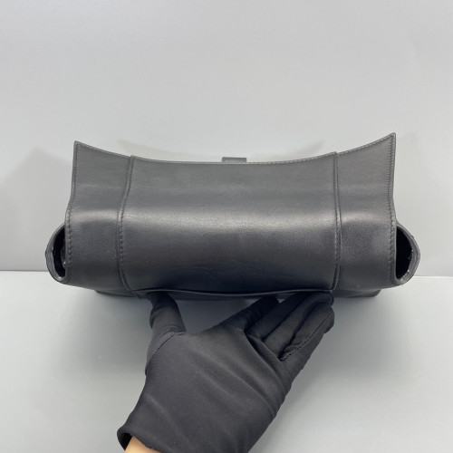 Balenciaga Hourglass Medium Smooth Calfskin Black