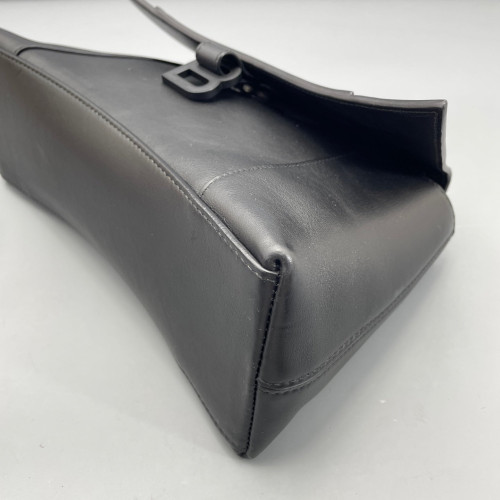 Balenciaga Hourglass Medium Smooth Calfskin Black