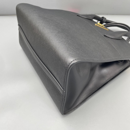 Prada Medium Esplanade Saffiano Calfskin Black