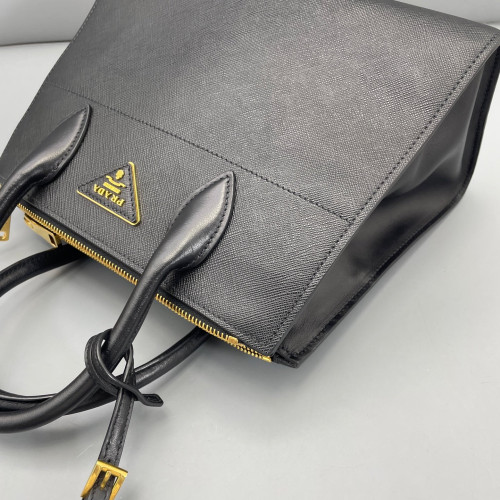 Prada Medium Esplanade Saffiano Calfskin Black