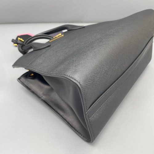 Prada Medium Esplanade Saffiano Calfskin Black