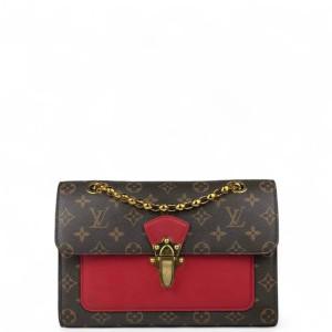 Louis Vuitton Victoire Monogram Red Brown