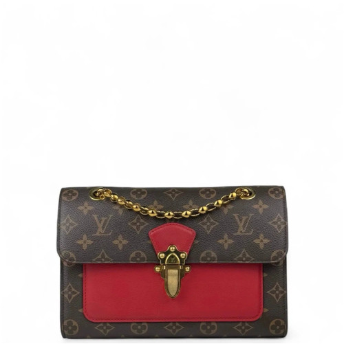 Louis Vuitton Victoire Monogram Red Brown